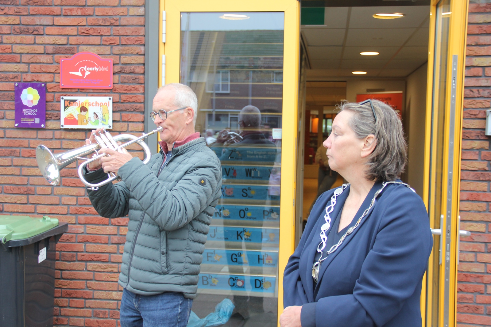 Sfeervolle 4 mei op Jozefschool